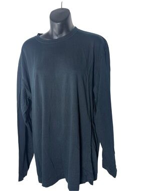 Issey miyake men’s medium 100% cotton long sleeve elevated basic tee